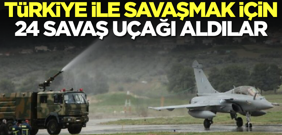 Batı o ülkeyi üzerimize saldı! Türkiye ile savaşmak için 24 adet savaş uçağı aldılar