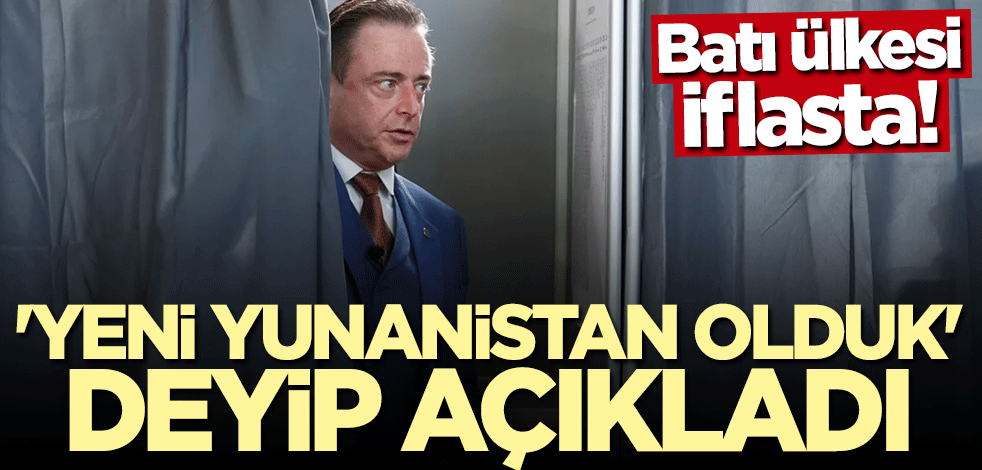 Batı ülkesi iflasta! "Yeni Yunanistan olduk" deyip açıkladı