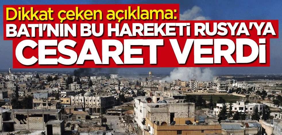 Batı'dan büyük ikiyüzlülük... Rusya bu yüzden cesaretlendi