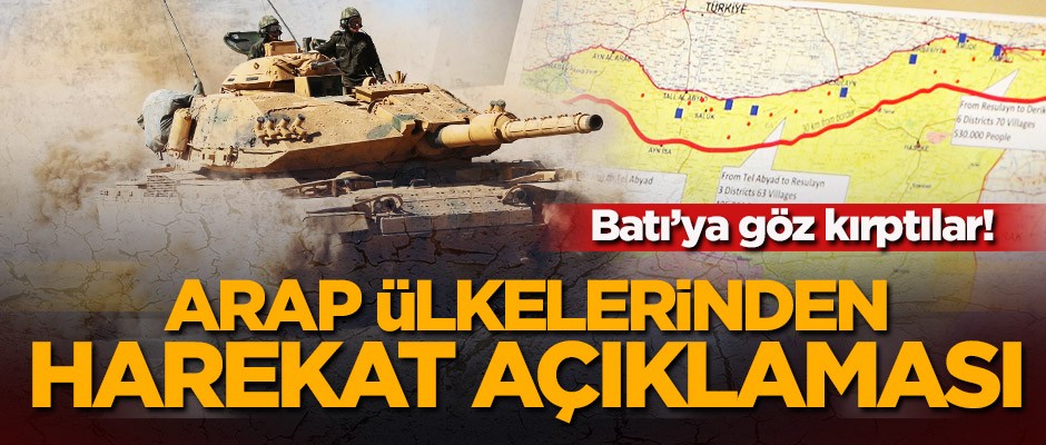 Batı’ya göz kırptılar! Arap ülkelerinden harekat açıklaması