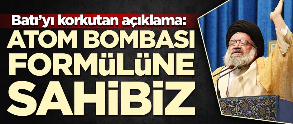 Batı'yı korkutan açıklama: Atom bombası formülüne sahibiz