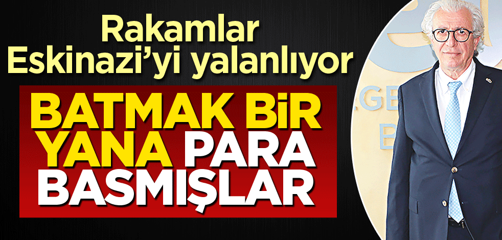 Batmak bir yana, para basmışlar
