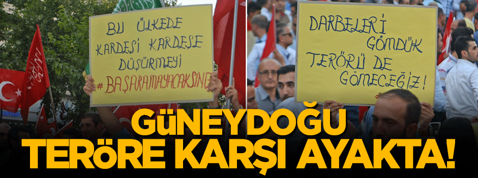 Batman terör örgütlerine karşı ayakta!