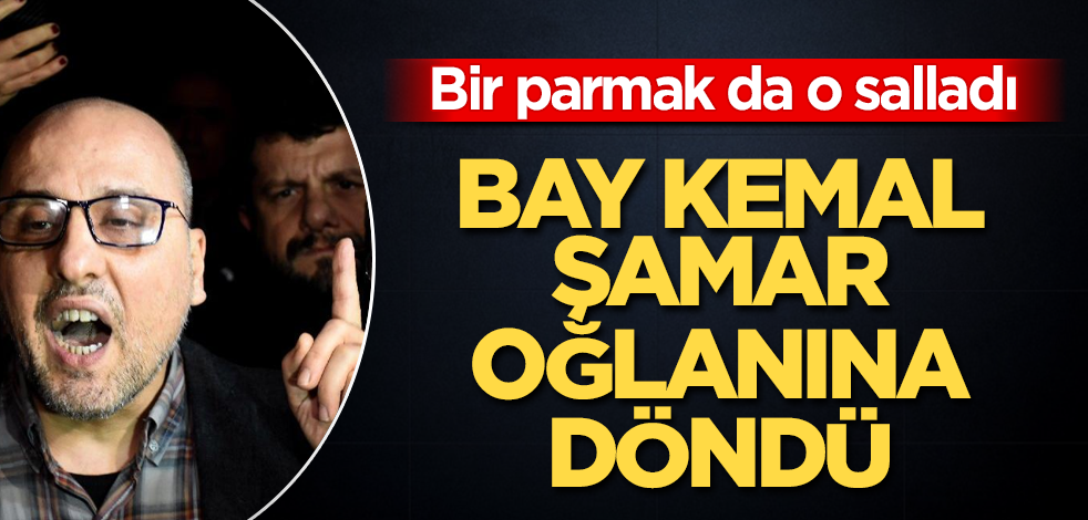 Bay Kemal şamar oğlanına döndü! Bir parmak da o salladı