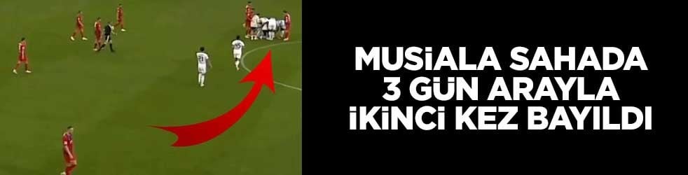 Musiala, sahada 3 gün arayla ikinci kez bayıldı