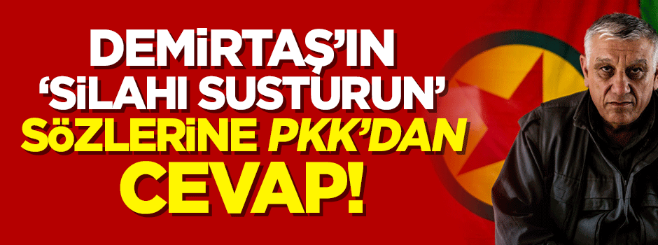 Bayık'tan Demirtaş'a cevap