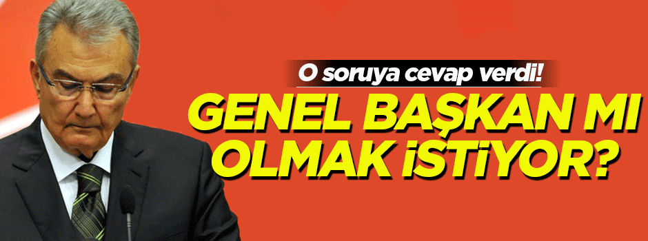 Baykal, 'Genel Başkanlık' sorusuna cevap verdi