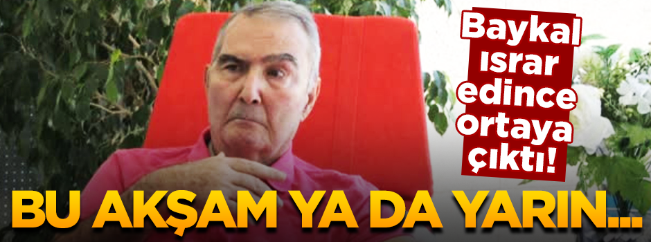 Baykal ısrar edince TBMM Başkanlığı rapor istedi