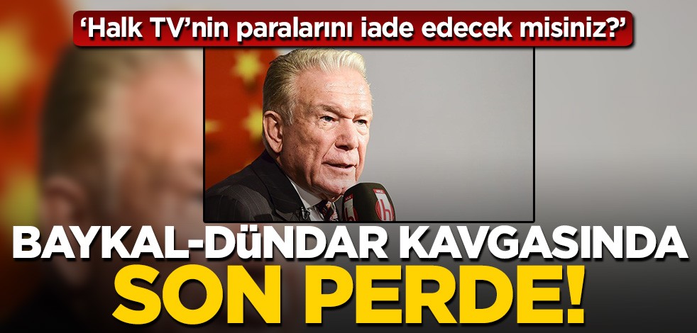 Baykal-Uğur Dündar kavgasında son perde! "Halk TV'nin satışından sağladığınız kazancı da iade edecek misiniz?"
