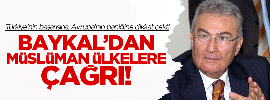 Baykal'dan Müslüman ülkelere çağrı!
