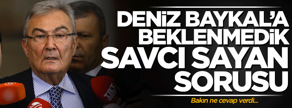 Baykal'dan Savcı Sayan açıklaması
