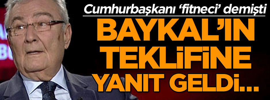 Baykal’ın teklifine Akşener’den yanıt geldi…