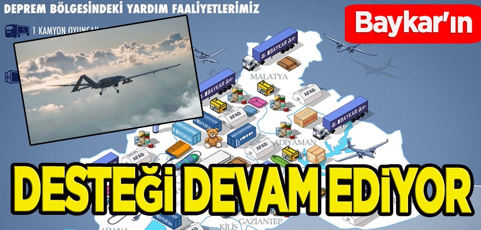 Baykar, Akıncı ve TB2’lerin deprem bölgesinde görev uçuşu! AFAD ile koordineli destek devam ediyor