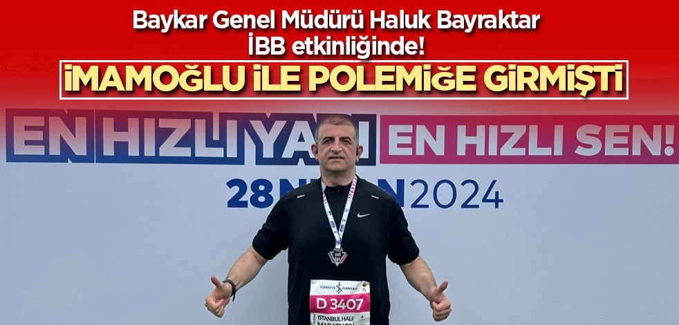 Baykar Genel Müdürü Haluk Bayraktar İBB etkinliğinde! Ekrem İmamoğlu ile polemiğe girmişti
