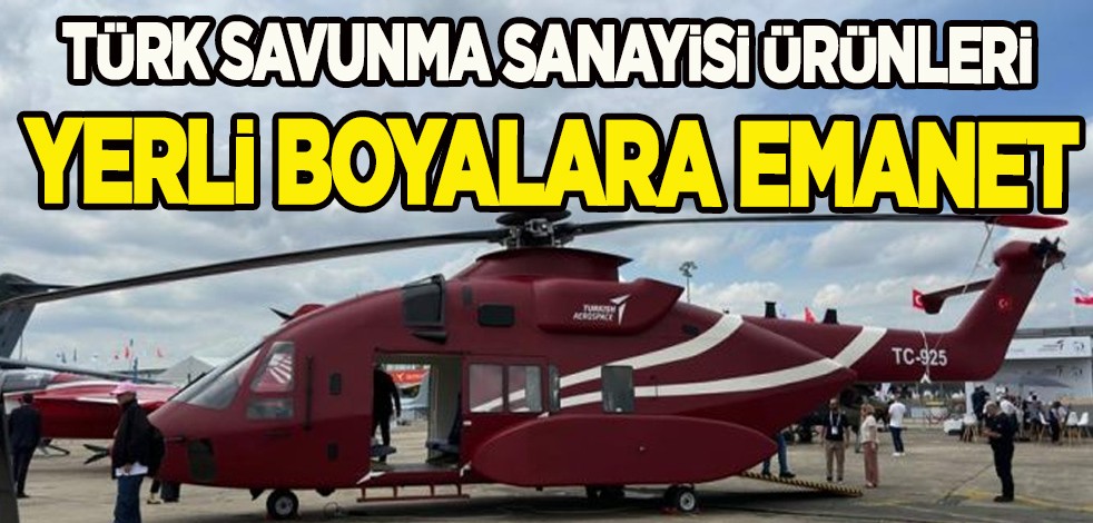 Baykar, (TUSAŞ) Roketsan’ın füze ve mühimmatları yerli boyalara emanet! İlan ettiler