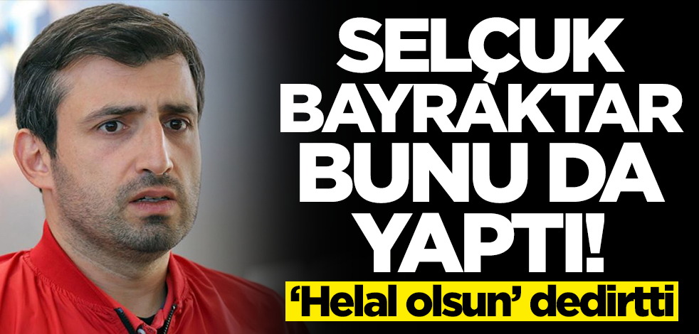 Baykar Yönetim Kurulu Başkanı Selçuk Bayraktar bunu da yaptı!