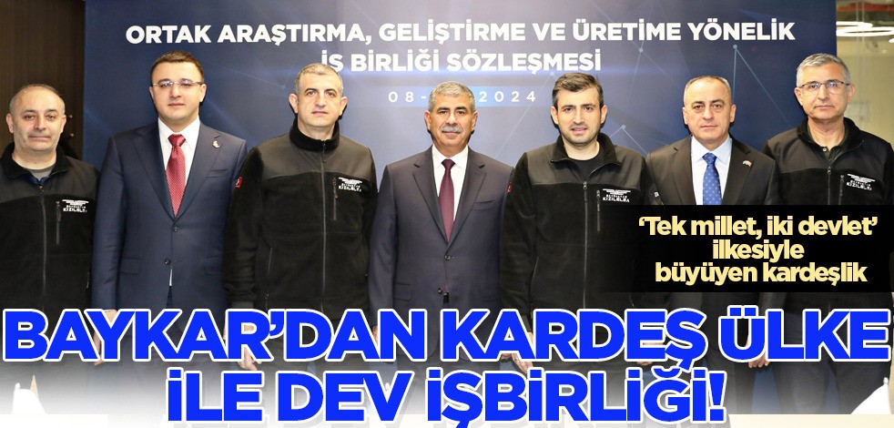 Baykar'dan Kardeş Azerbaycan Savunma Bakanlığıyla, Savunma-havacılık işbirliği sözleşmesi! İlişkin kararı onadı