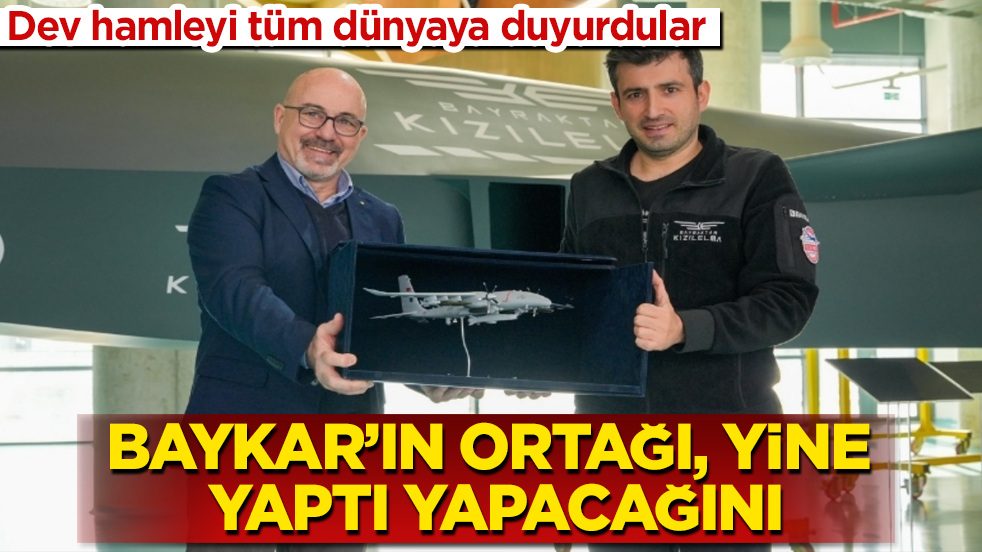 Baykar’ın ortağı, yine yaptı yapacağını! Dev hamleyi tüm dünyaya duyurdular 