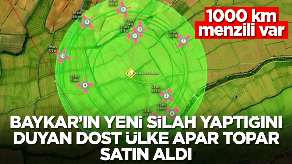 Baykar'ın yeni silahını duyan dost ülke apar topar satın aldı: 1000 km menzili var