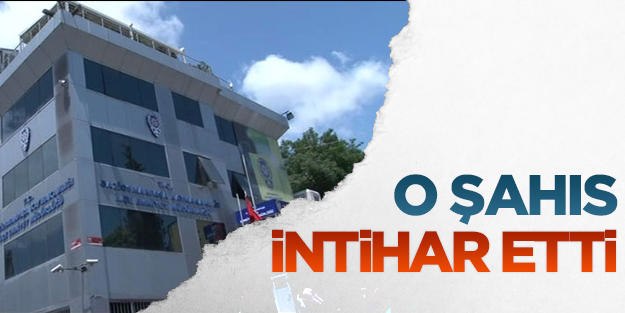 Bayrağı indirmeye çalışan şahıs intihar etti