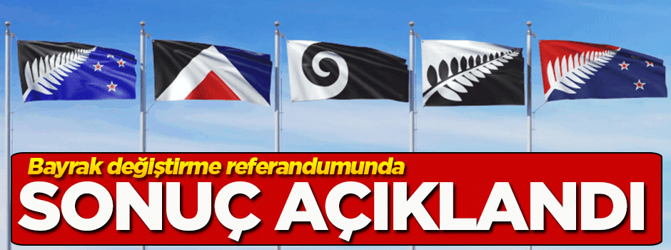 Bayrak değiştirme referandumunda sonuç açıklandı!