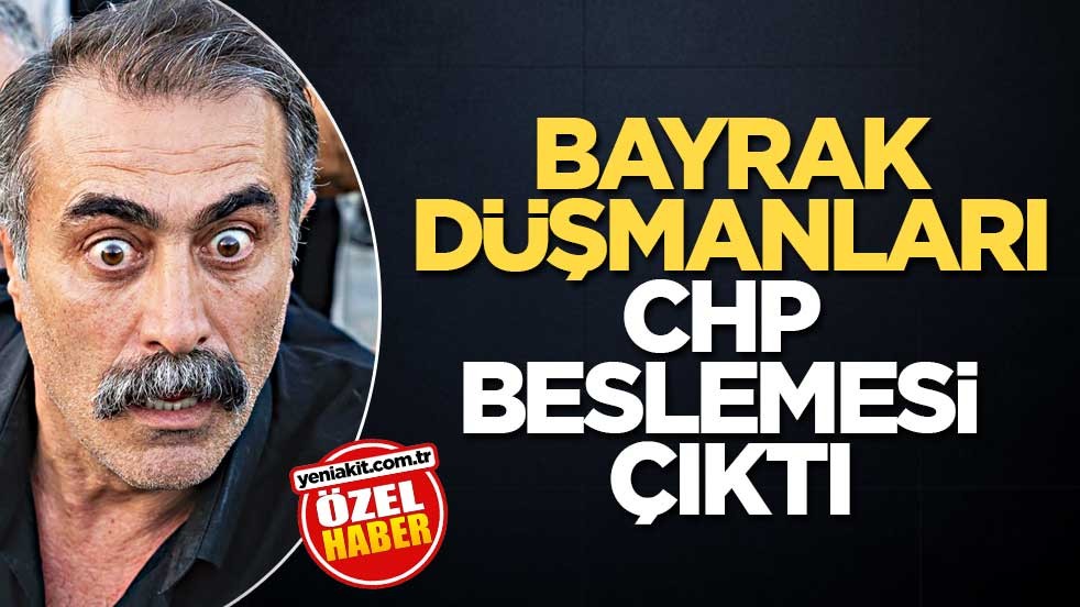 Bayrak düşmanları CHP beslemesi çıktı