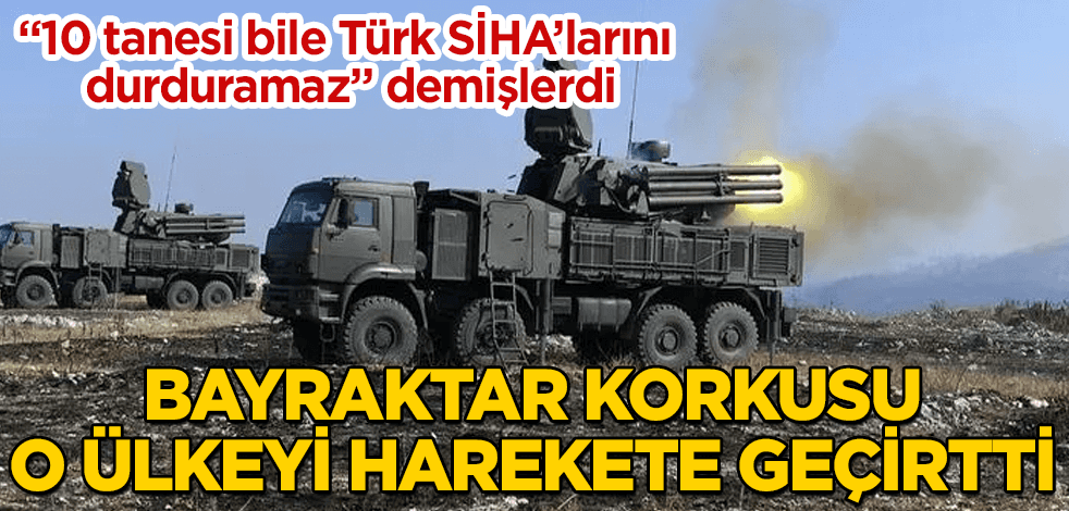 Bayraktar TB2 korkusu, o ülkeyi harekete geçirdi