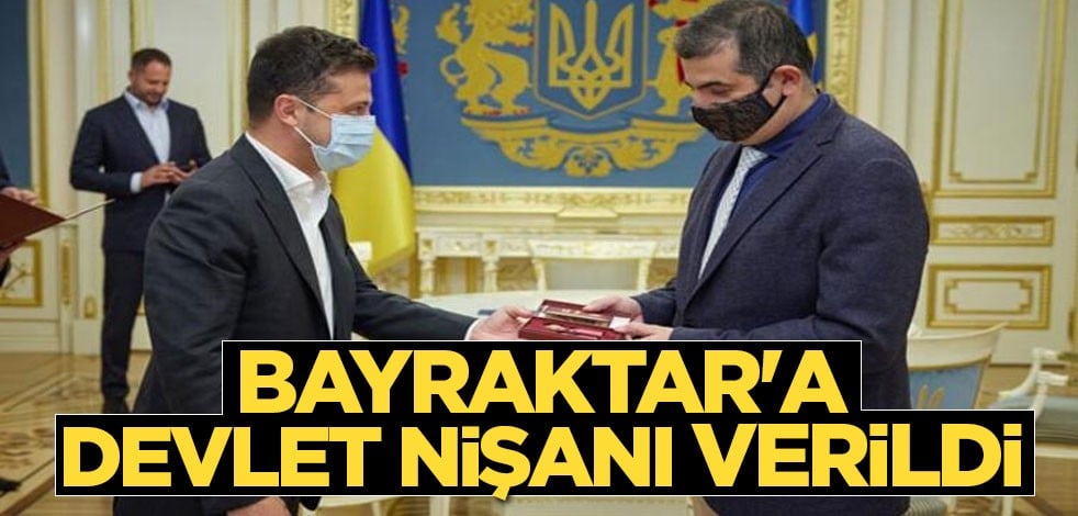 Bayraktar'a devlet nişanı verildi