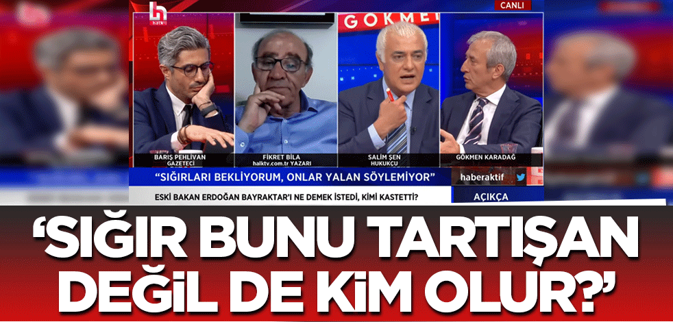 Bayraktar'ın 'sığır' paylaşımını yarım saat tartıştılar! Sığır bunu tartışan değil de kim olabilir?