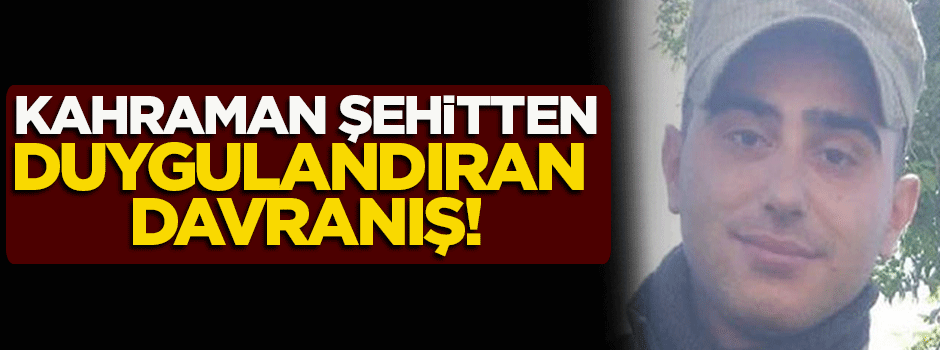 Bayram iznini evli meslektaşıyla değiştiren oğlunun şehit haberini aldı