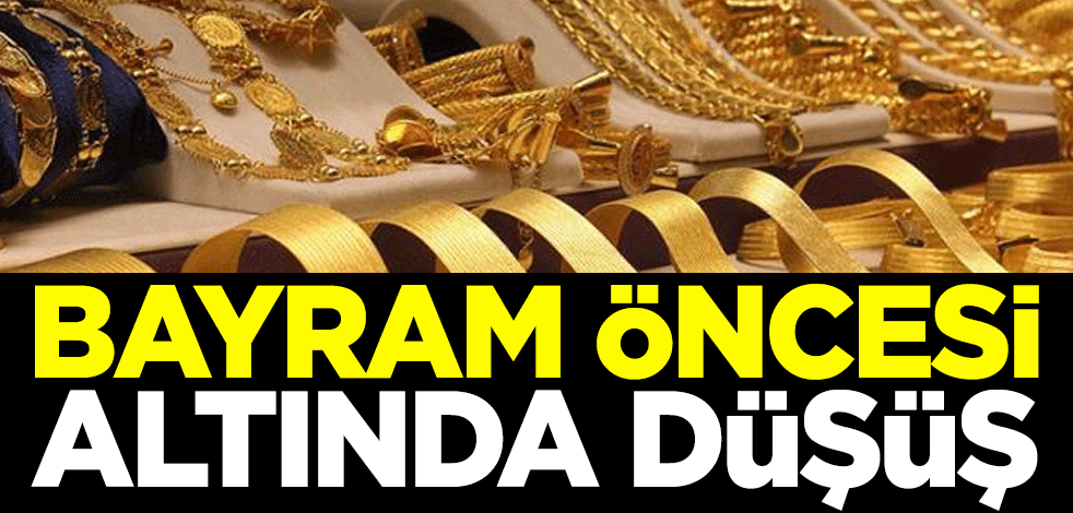 Bayram öncesi altında düşüş!