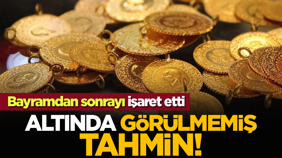 Bayramdan sonrayı işaret etti: Altında görülmemiş tahmin!