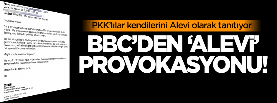 BBC'den 'Alevi-Sünni' provokasyonu!