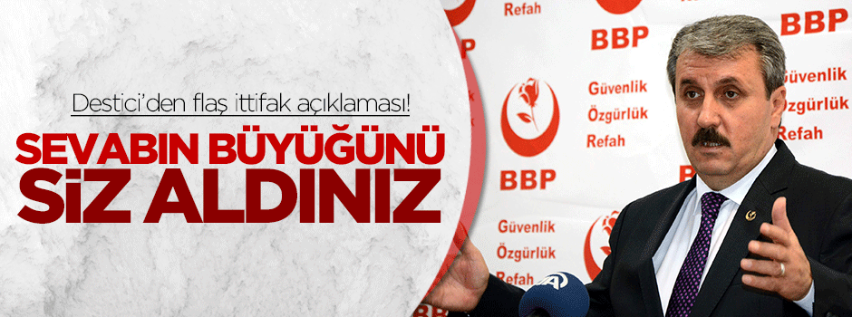 BBP'den ittifaka 'yeşil ışık'