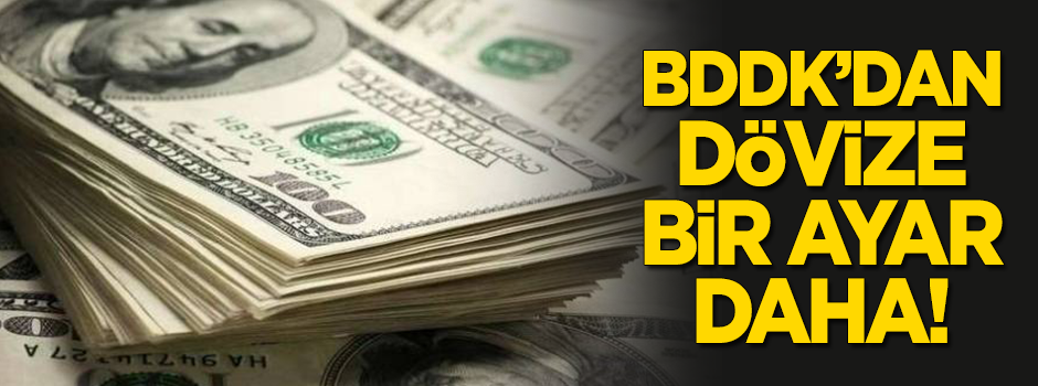 BDDK'dan bir düzenleme daha