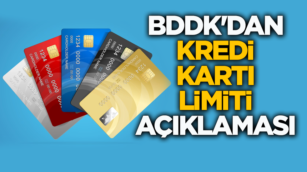 BDDK'dan kredi kartı limiti açıklaması