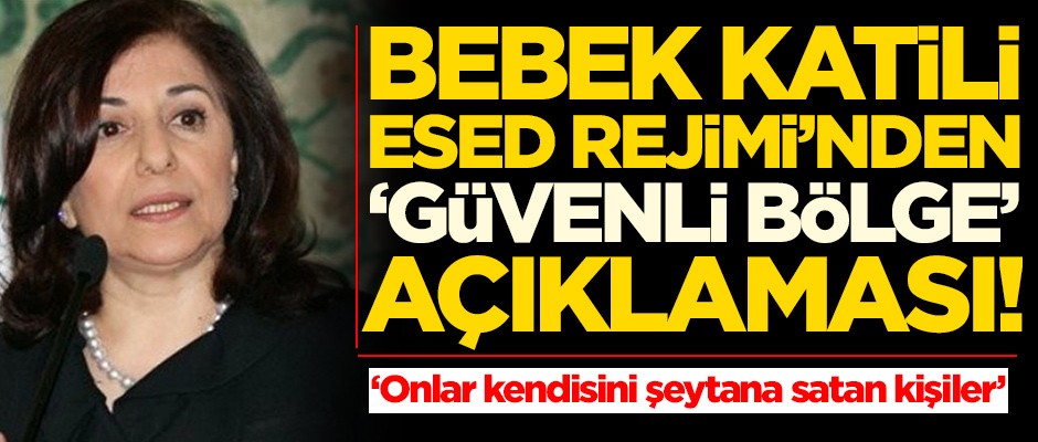 Bebek katili Esed rejiminden 'güvenli bölge' açıklaması!