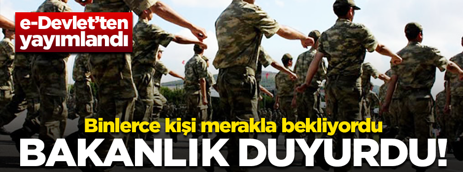 Bedelli askerlikte 3'üncü celp dönemi