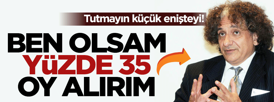 Bedri Baykam: CHP'yi ben yönetsem yüzde 35 oy alırım