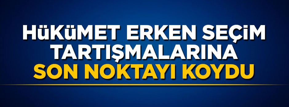 Bekir Bozdağ'dan flaş erken seçim açıklaması