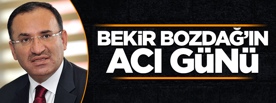 Bekir Bozdağ'ın acı günü: Amcasının oğlu vefat etti