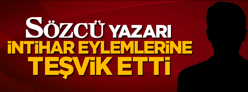 Bekir Coşkun, intihar eylemlerine teşvik etti