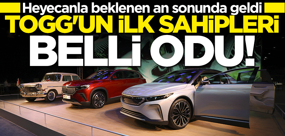 Beklenen an sonunda geldi... Togg T10X'in ilk sahipleri belli oldu!