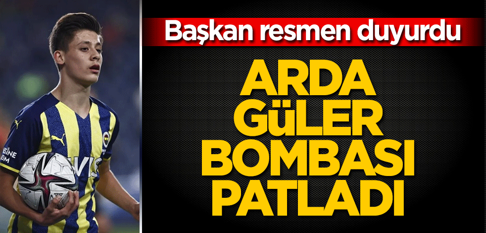Beklenen Arda Güler açıklaması geldi! Başkan duyurdu