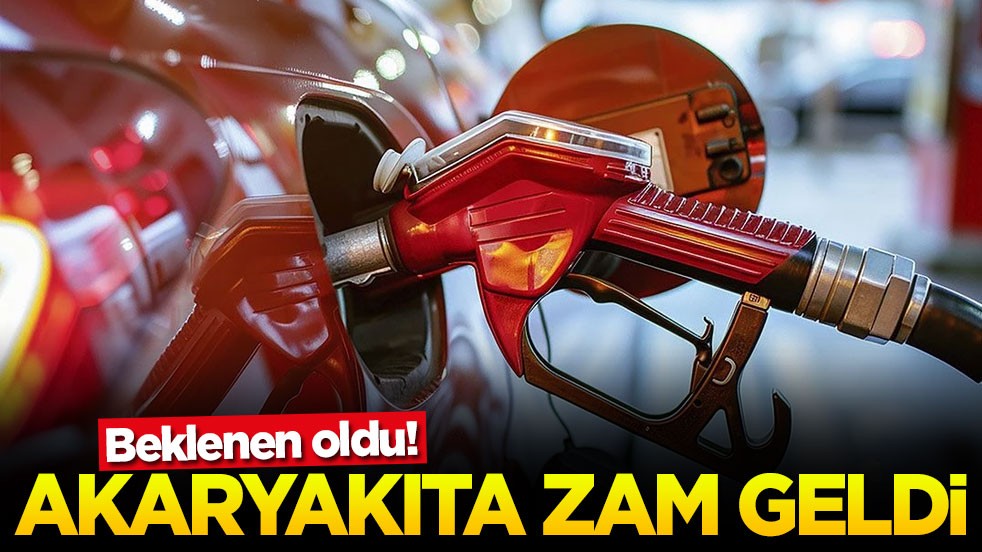Beklenen oldu! Akaryakıta zam geldi