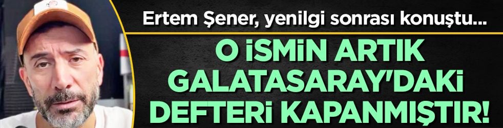 Beklenmedik sözler: Ertem Şener'den Torreira'ya kapı: 'Defteri kapandı'