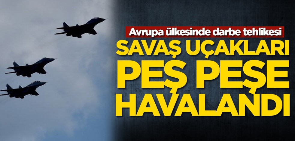Belarus'ta darbe tehlikesi! Savaş uçakları peş peşe havalandı