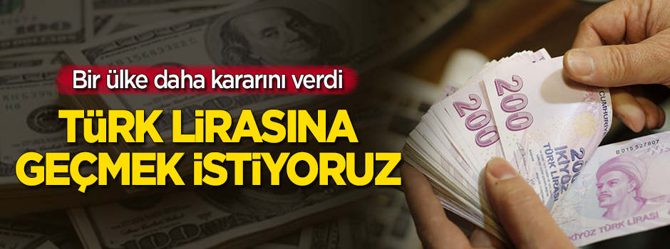 Belarus'tan açıklama geldi: Türk lirasına geçmek istiyoruz