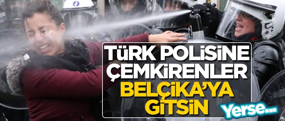 Belçika polisinden Sarı Yeleklilere orantısız güç