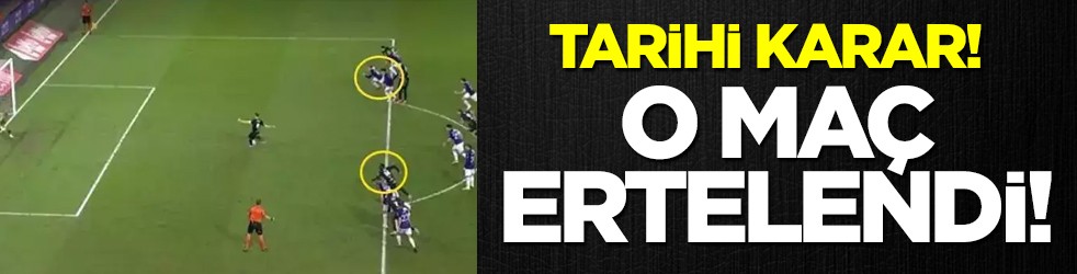 Belçika'da maç için bekleyiş sürerken tarihi karar: Maç tekrar edilecek diyerek uyardı! O tarihte, süre verildi